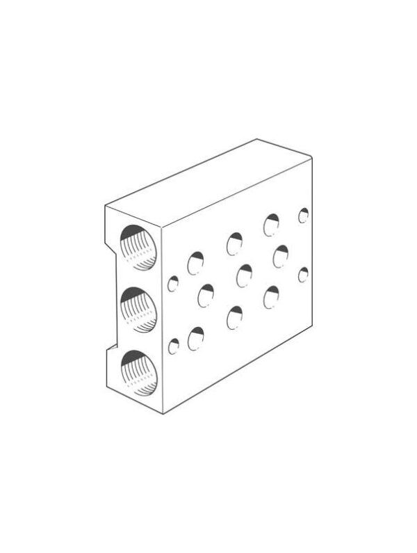 PRS-1/8-3-B Плита для блочного монтажа