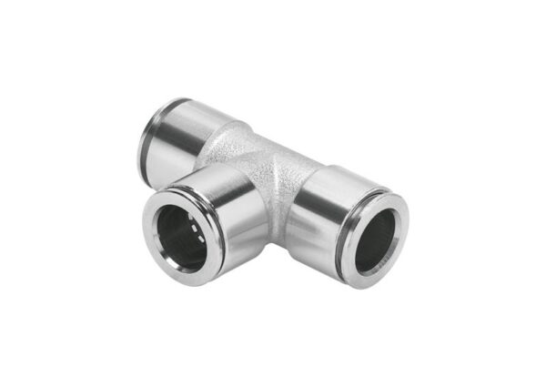 NPQM-T-Q12-E-P10 Тройник с цанговым зажимом