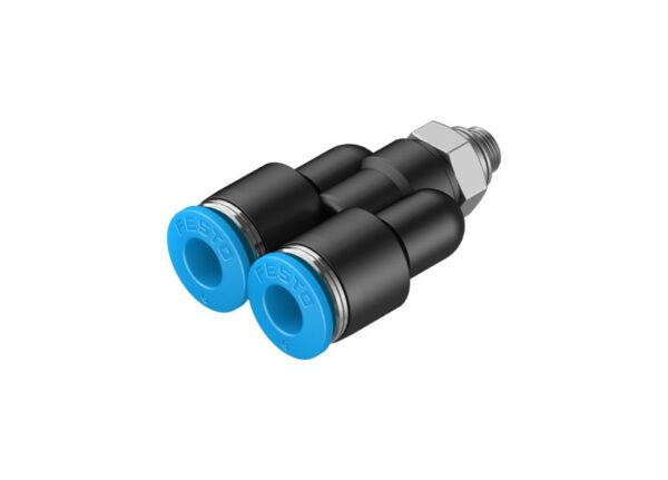 QSY-M5-6 Y-образное соединение с цанговым зажимом и резьбой