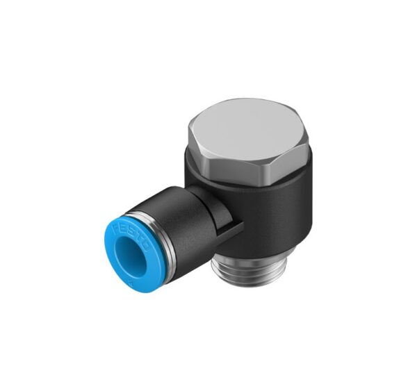 QSLV-G1/4-8 Угловой штуцер с цанговым зажимом и резьбой