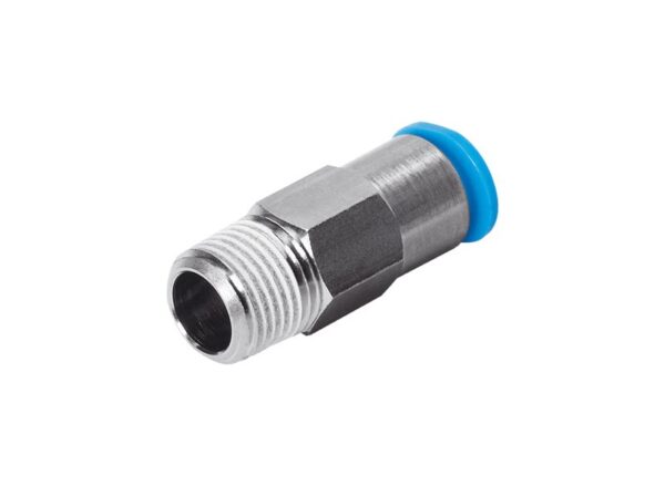 QSK-1/4-6 Цанговый штуцер с резьбой, самозапирающийся