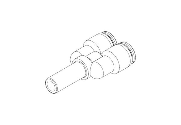 QSY-6H-4 Y-образное соединение с цанговым зажимом