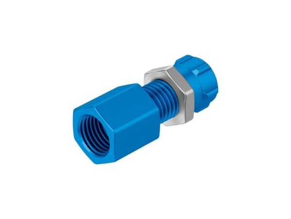 QCK-1/4-PK-6-B Соединение с накидной гайкой и муфтой