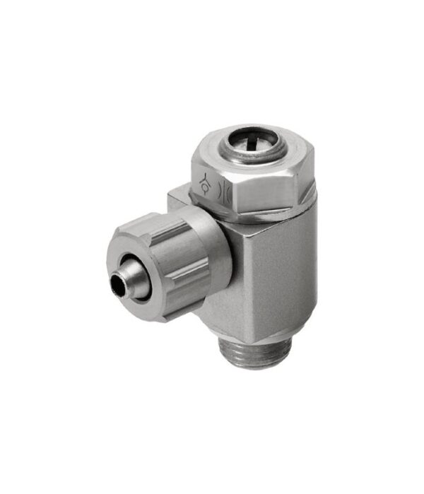 GRLA-1/8-PK-4-B Дроссель с обратным клапаном