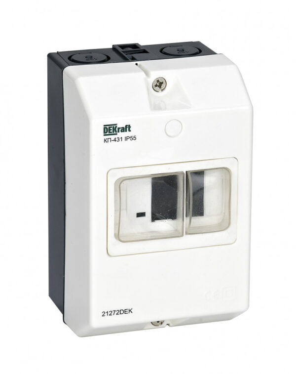 КП431-1-IP55 корпус пластиковый для 1 авт. защ. двигателя