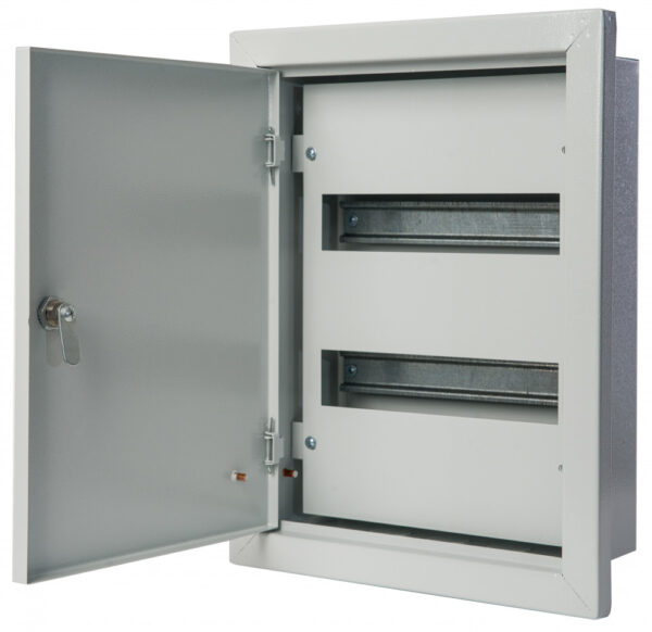 Корпус мет. встр. 430х330х120, 24 мод., IP31, ЩРВ-24 DEKraft