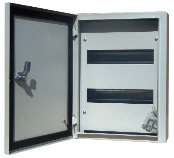 Корпус мет. нав. 400х300х120, 24 мод., IP54, ЩРН-24 DEKraft