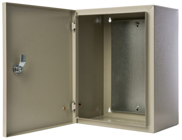 Корпус мет. нав. с монт. панелью, 395х310х220, IP31, ЩРНМ-1 DEKraft