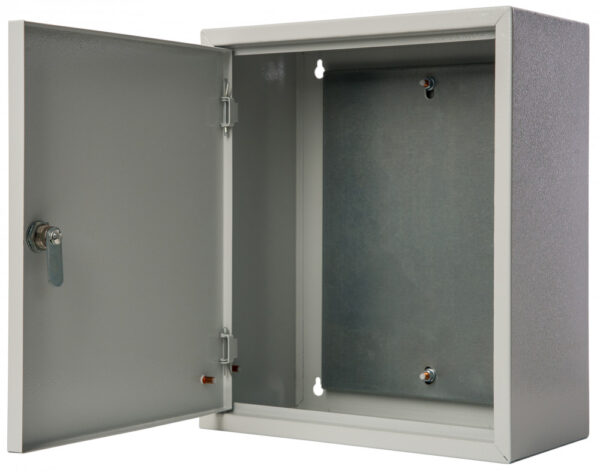 Корпус мет. нав. с монт. панелью, 350х300х155, IP31, ЩМП-03 DEKraft
