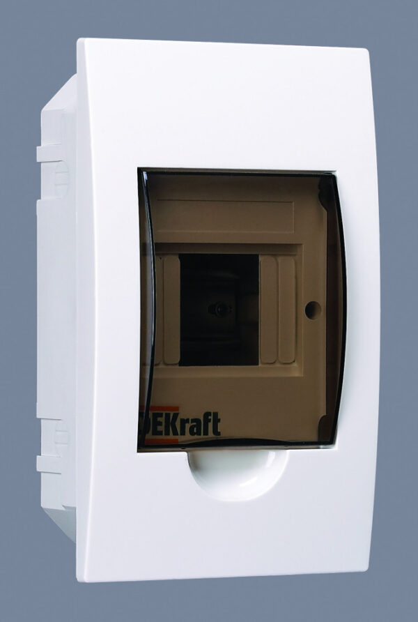 Корпус пласт. встраиваемый 4 модуля, IP41, ЩРВ-П-4 DEKraft