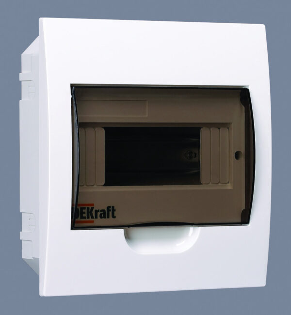 Корпус пласт. встраиваемый 8 модулей, IP41, ЩРВ-П-8 DEKraft