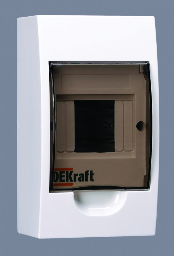 Корпус пласт. навесной 4 модуля, IP41, ЩРН-П-4 DEKraft