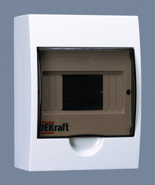 Корпус пласт. навесной 6 модулей, IP41, ЩРН-П-6 DEKraft