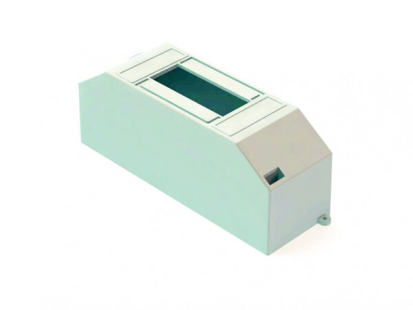 Корпус пласт. навесной 1-2 модуля, IP30, БЕЛЫЙ, ЩРН-П-1/2 DEKraft