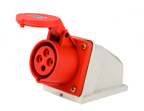 Розетка стац. 3Р+РЕ 32А 380В IP44 РС-103